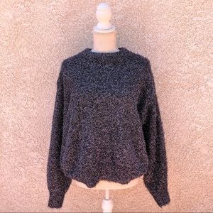 H&M Sparkly Navy Sweater